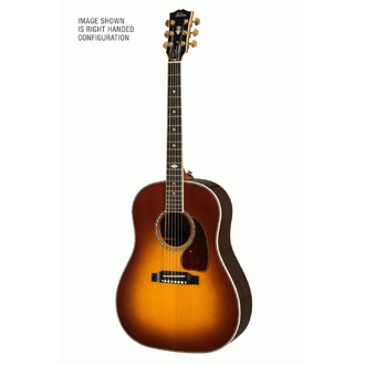 Gibson J45 Deluxe Rosewood Rwd Burst Left-Handed Acoustic Guitar