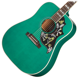 Gibson Hummingbird Standard Translucent Teal Acoustic Guitar