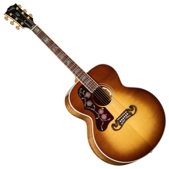 Gibson SJ-200 Elegant Koa Left Handed - Honey Burst
