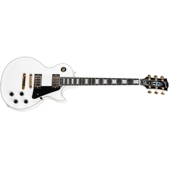 Gibson Les Paul Custom Alpine White Gloss Ebony Board Electric Guitar