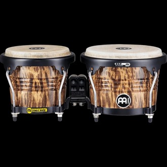 Meinl Percussion Marathon Designer Series 6 3/4" & 8"  Wood Bongo - Leopard Burl - FWB190LB