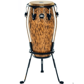 Meinl Percussion 11 Quinto Incl. Steely Ii Stand Leopard Burl MCC11LB