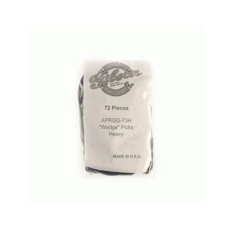 Gibson Wedge Pick Pack (72 Pcs. Black) Heavy