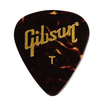 Gibson Tortoise Guitar Picks, 12 Pack, Heavy