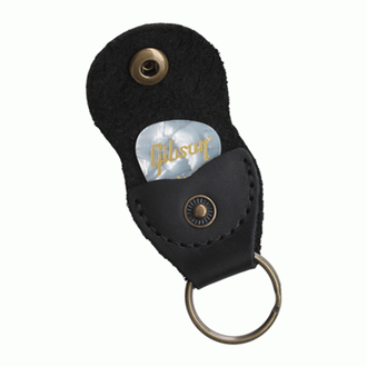 Gibson Premium Leather Pickholder Keychain