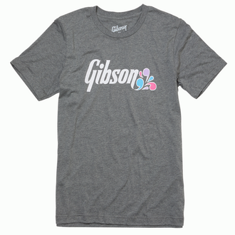 Gibson Floral Logo Tee MD