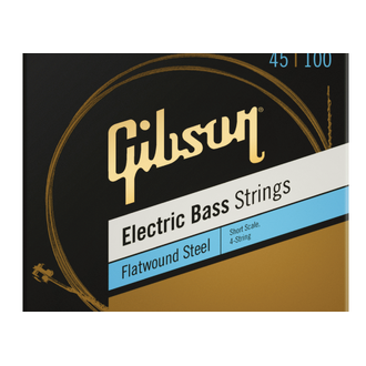 Gibson Sht Scale Flatwound Eb Strings Med