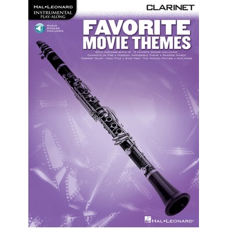 Favorite Movie Themes For Clarinet Bk/ola