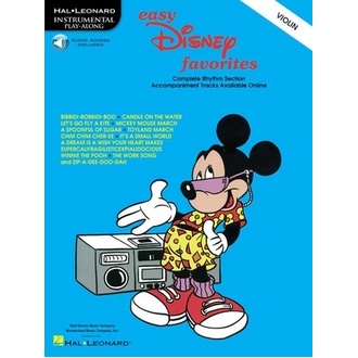 Easy Disney Favorites Violin Bk/cd