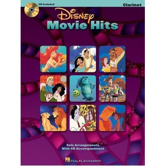 Disney Movie Hits BK/CD for Clarinet