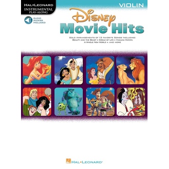 Disney Movie Hits For Violin Bk/ola