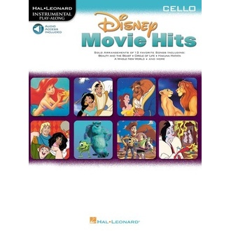 Disney Movie Hits For Cello Bk/ola