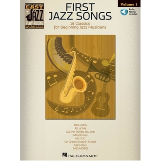 First Jazz Songs Easy Jazz Play Along Bk/cd V1