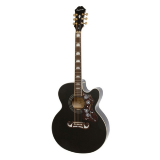 Epiphone EJ-200SCE Acoustic-Electric Guitar Black