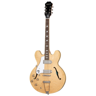 Epiphone Casino Natural Hollowbody Left Handed Electric Guitar