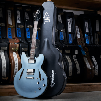 Epiphone DG335 Dave Grohl Signature Guitar - Pelham Blue