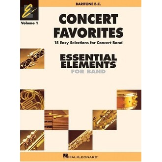 Essential Elements Baritone BC Concert Favorites Vol 1