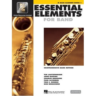 Essential Elements For Band Bk1 Bass Clarinet EEi