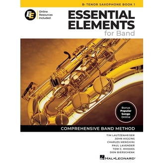 ESSENTIAL ELEMENTS FOR BAND TENOR SAX BK 1 BK/OLM EEI