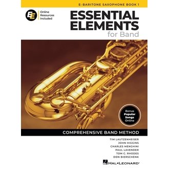 ESSENTIAL ELEMENTS FOR BAND BARITONE SAX BK 1 BK/OLM