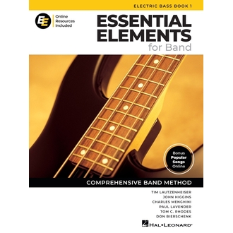 ESSENTIAL ELEMENTS FOR BAND ELECTRIC BASS BK 1 BK/OLM EEI