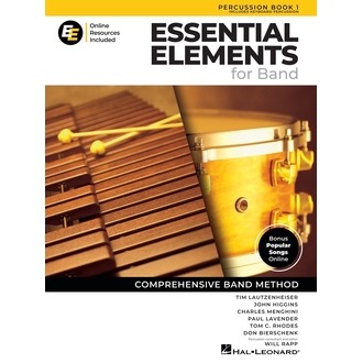 ESSENTIAL ELEMENTS FOR BAND PERCUSSION BK 1 BK/OLM EEI