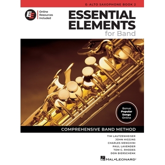 ESSENTIAL ELEMENTS FOR BAND ALTO SAX BK 2 BK/OLM