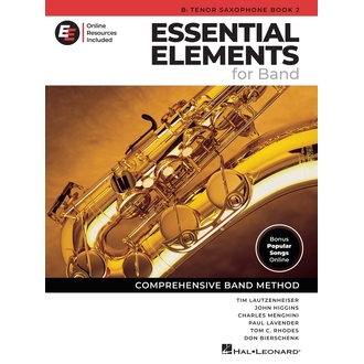 ESSENTIAL ELEMENTS FOR BAND TENOR SAX BK 2 BK/OLM EEI