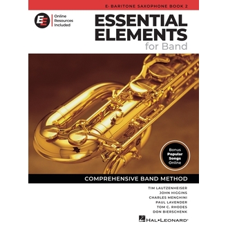ESSENTIAL ELEMENTS FOR BAND BARITONE SAX BK 2 BK/OLM EEI