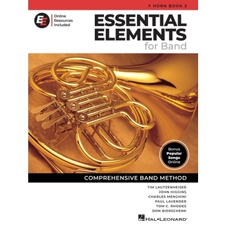 ESSENTIAL ELEMENTS FOR BAND F HORN BK 2 BK/OLM EEI