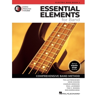 ESSENTIAL ELEMENTS FOR BAND ELECTRIC BASS BK 2 BK/OLM EEI