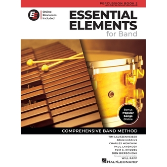 ESSENTIAL ELEMENTS FOR BAND PERCUSSION BK 2 BK/OLM EEI