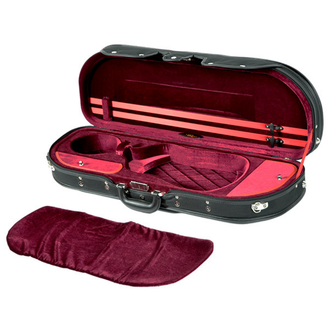 HQ Half Moon Violin Case - Black
