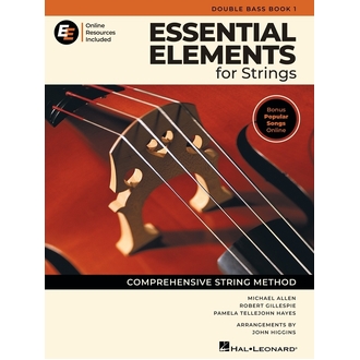 ESSENTIAL ELEMENTS FOR STRINGS DOUBLE BASS BK 1 BK/OLM EEI