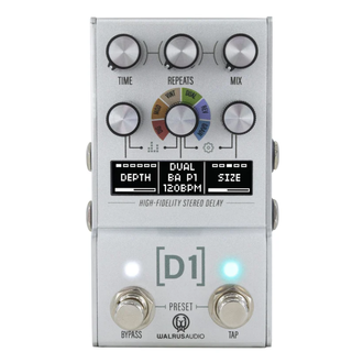 Walrus Audio Mako Series MKII D1 High-Fidelity Delay