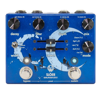 Walrus Audio SLOER Stereo Ambient Reverb - Blue