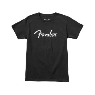 Fender Spaghetti Logo T-Shirt, Black S