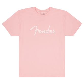 Fender Spaghetti Logo T-Shirt, Pink Medium