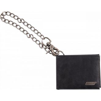 Gretsch Limited Edition Leather Wallet With Chain, Black