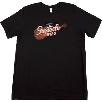 Gretsch G6120 T-shirt, Black, S