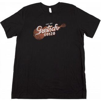 Gretsch G6120 T-shirt, Black, M