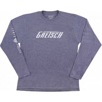 Gretsch® Power And Fidelity™ Long Sleeve T-shirt, Grey, M