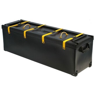 Hardcase HN52W 52-Inch Drum Hardware Case w/Wheels Black