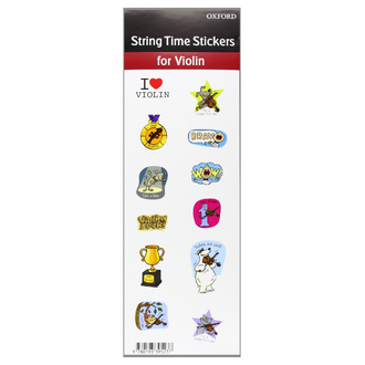 Fiddle Time Stickers, 6 Sheet Pack