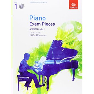 Abrsm Piano Exam Pieces 2015-2016 Gr 1 Bk/cd