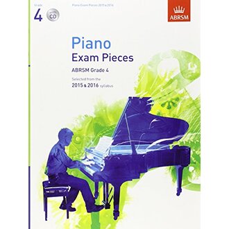 Abrsm Piano Exam Pieces 2015-2016 Gr 4 Bk/cd