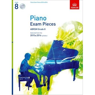 Abrsm Piano Exam Pieces 2015-2016 Gr 8 Bk/cd