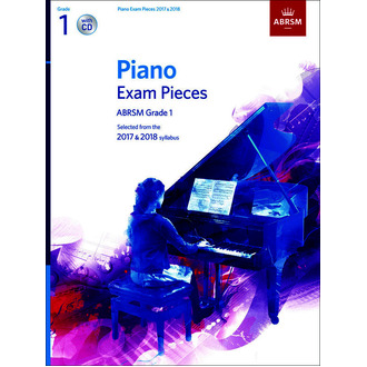 ABRSM Piano Exam Pieces 2017-2018 Gr 1 Bk/cd