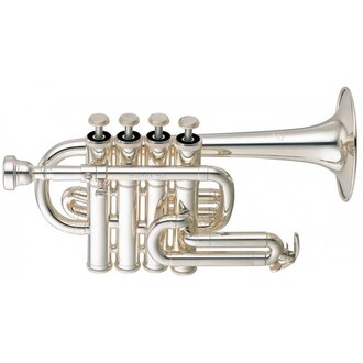 Yamaha Ytr6810S Piccolo Trumpet Pro Bb/A S Silver Plated
