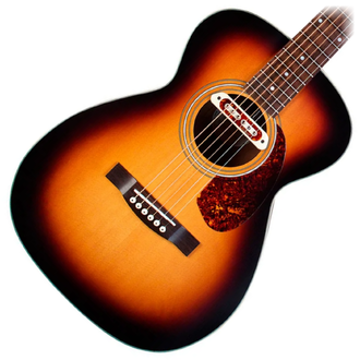Guild M-240E Troubadour Acoustic Guitar - Vintage Sunburst